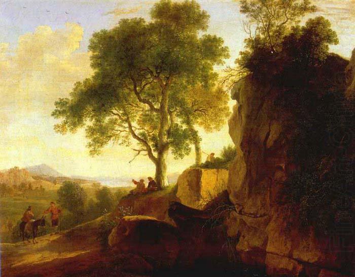 Landscape with Tall Rocks, SWANEVELT, Herman van